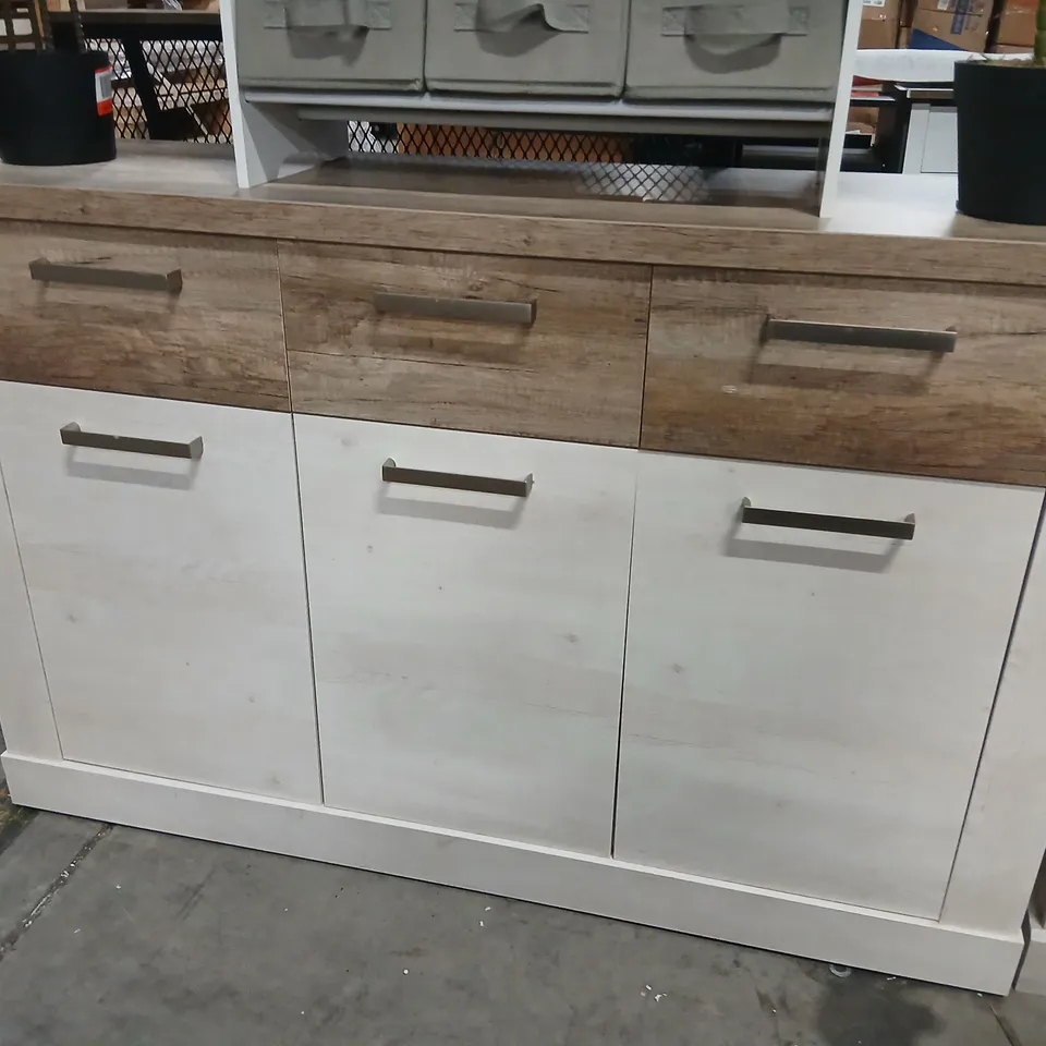 NUZZO 140CM WIDE 3 DRAWER SIDEBOARD