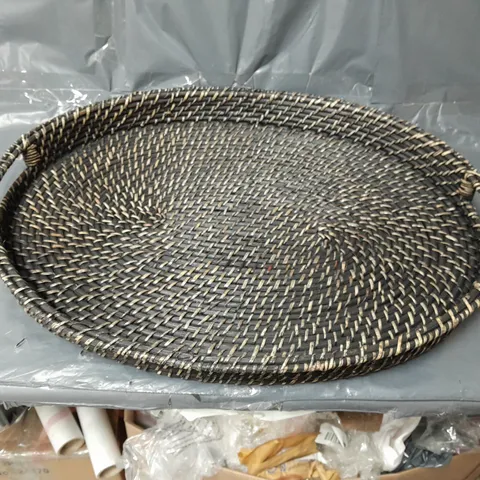 VERY HOME RATTAN OVAL TRAY