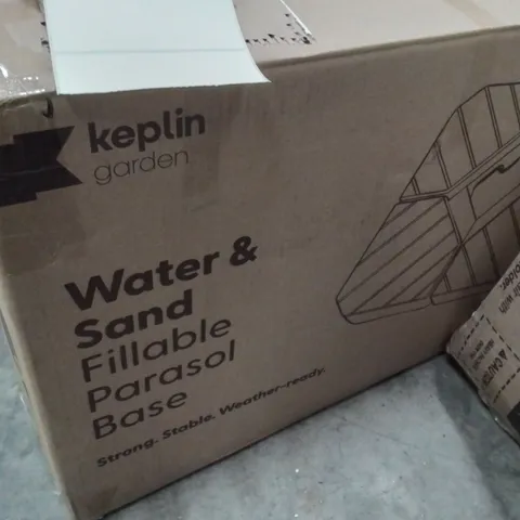BOXED KEPLIN WATER&SAND FILLABLE PARASOL BASE 
