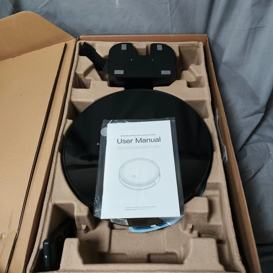 LIVMORE SWIFTPRO ROBOT VACUUM CLEANER – BOXED