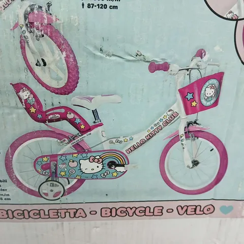 DINO BIKE HELLO KITTY BIKE - COLLECTION ONLY 