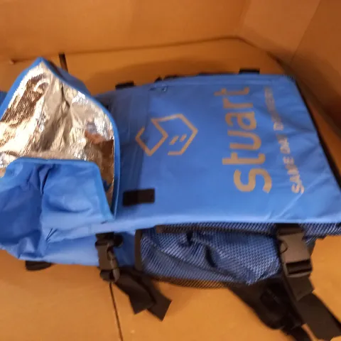 STUART SAME DAY DELIVERY BLUE BACKPACK