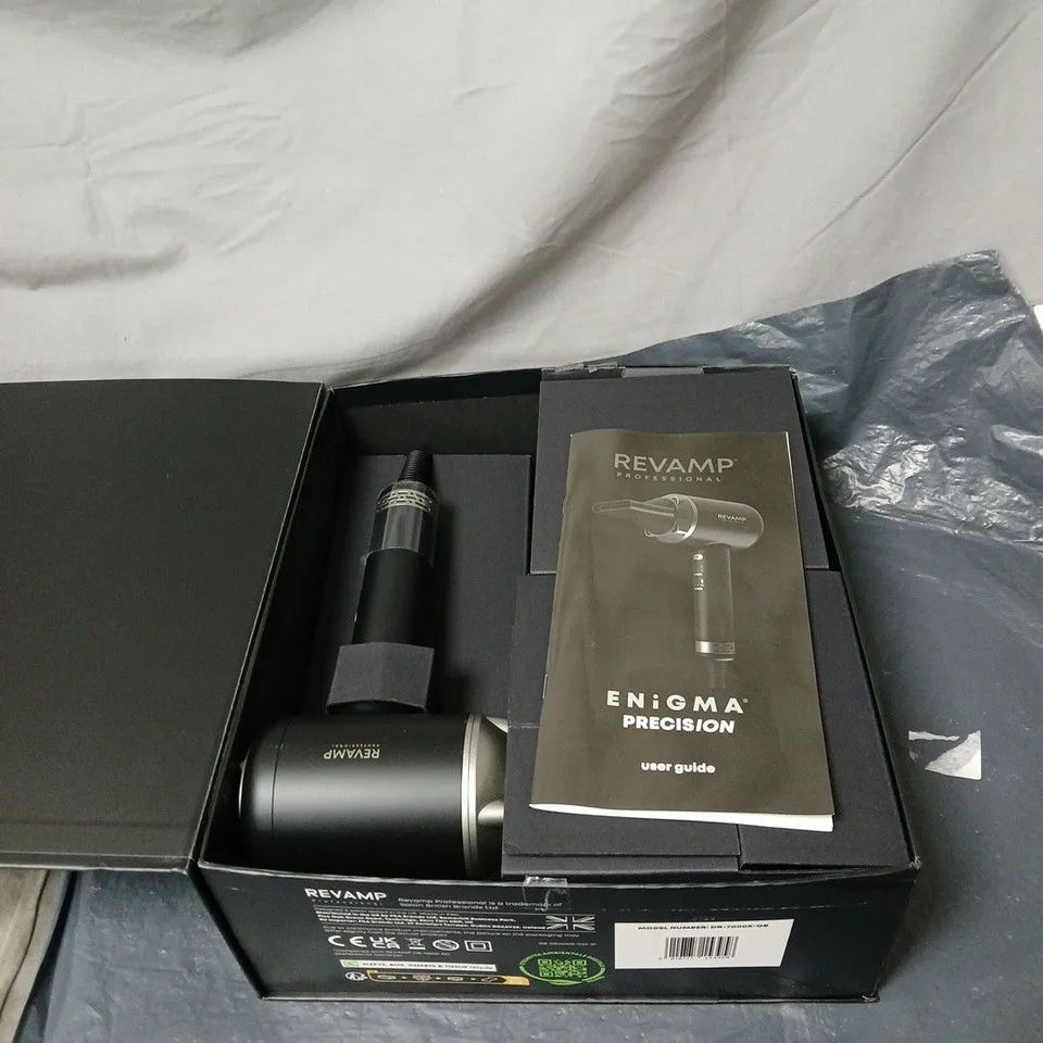 REVAMP ENIGMA PRECISION DIGITAL INTELLIGENT HAIR DRYER BOXED