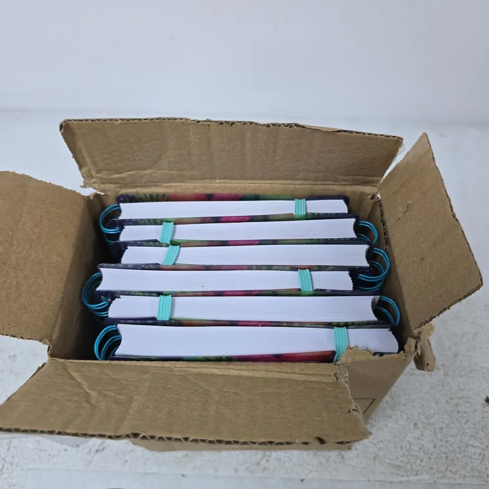 ACADEMIC DIARY A5 2026/2027 FLORAL COVER – PACK OF 6, SPIRAL-BOUND