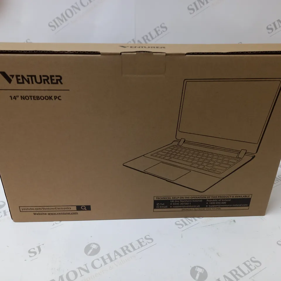 BRAND NEW BOXED VENTURER EUROPA 14 PLUS 14" NOTEBOOK PC