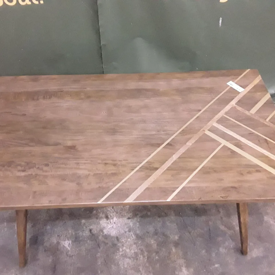 DARK OAK DINING TABLE 160×90CM