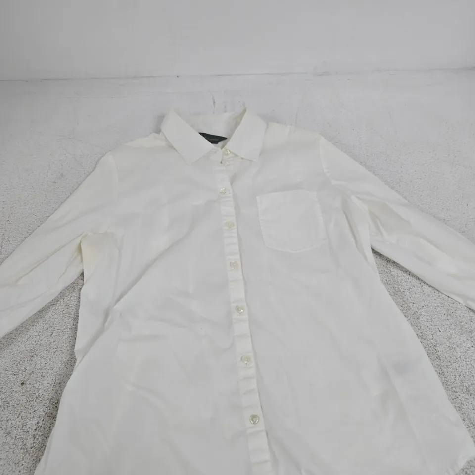 RUTH LANGFORD WHITE SHIRT, WOMEN'S, UK 10 (US 6, DE 36, IT 44)