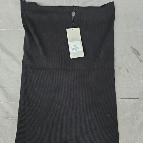 MINT VELVET BLACK SLEEVELESS RIB KNIT TOP SIZE MEDIUM