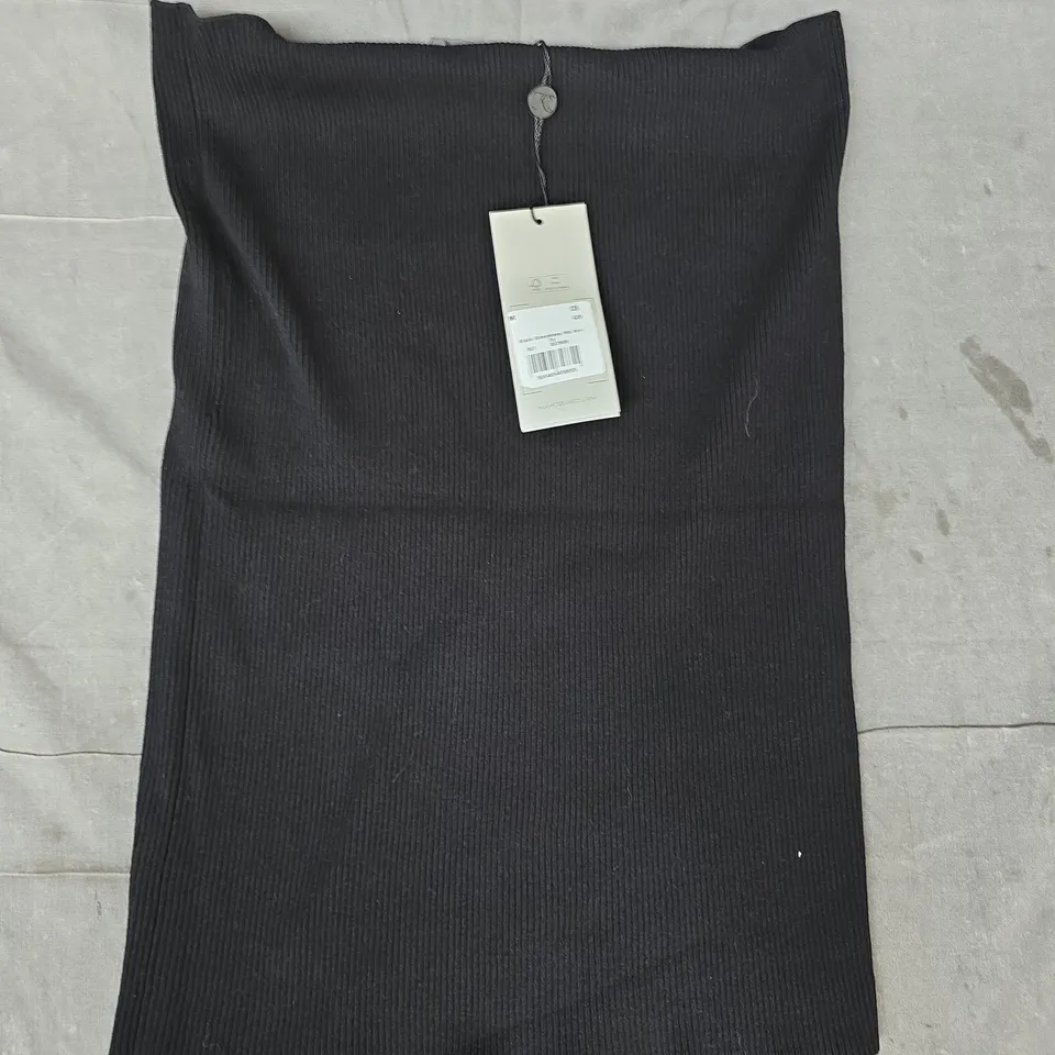 MINT VELVET BLACK SLEEVELESS RIB KNIT TOP SIZE MEDIUM