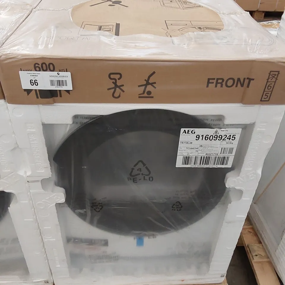 AEG 7000 TR718L4B HEAT PUMP TUMBLE DRYER, 8KG LOAD, WHITE RRP £584