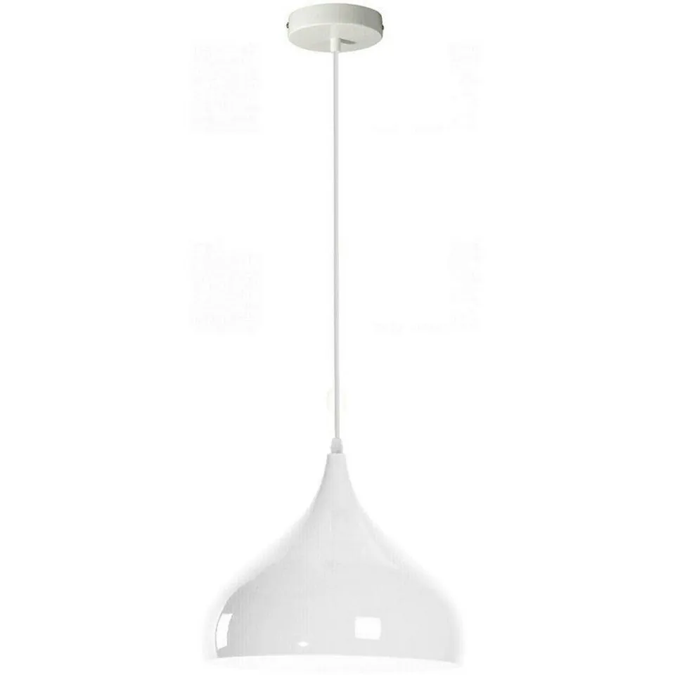 BOXED ARSHMAN 1 - LIGHT DOME PENDANT SHADE COLOUR - WHITE