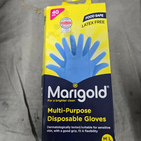 TOTE OF APPROXIMATELY 15 ASSORTED ITEMS TO INCLUDE: MARIGOLD GLOVES