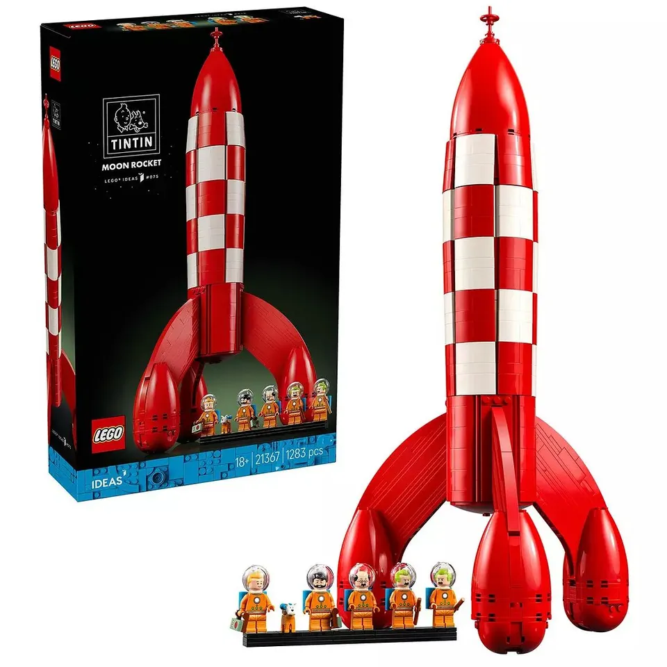 LEGO IDEAS TINTIN MOON ROCKET MODEL KIT 21367