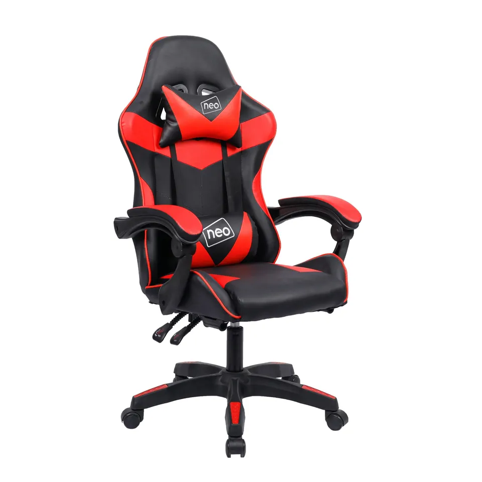 BOXED NEO RED/BLACK LEATHER GAMING CHAIR (1 BOX)