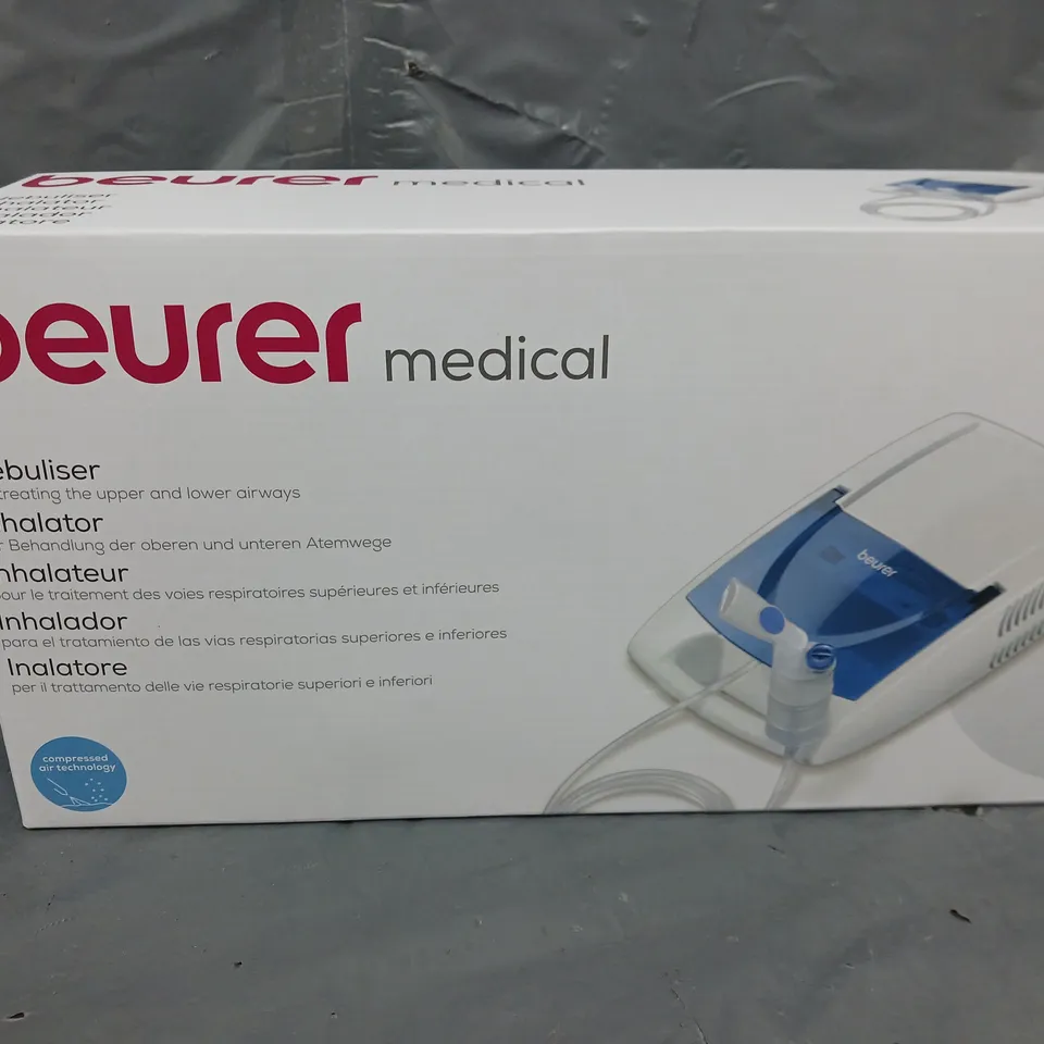 BOXED BEURER IH21 MAINS OPERATED COMPRESSED AIR NEBULISER 