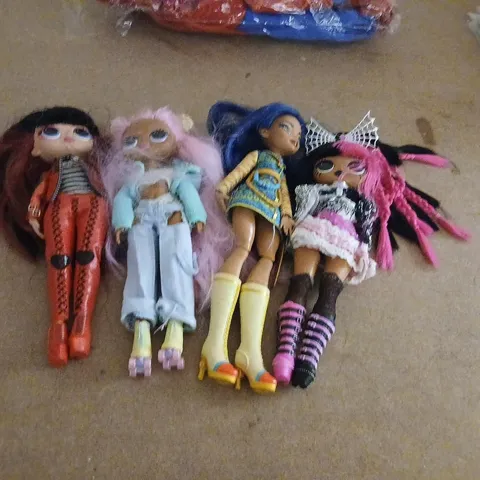 FOUR FASHION DOLLS SET