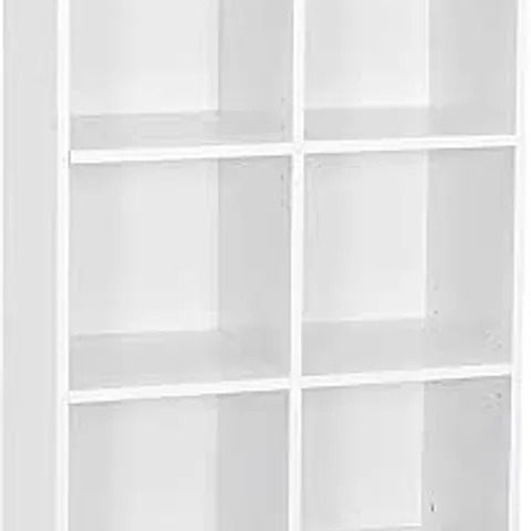 BOXED MONDEER BOOKCASE WHITE, 3 LAYER BOOKSHELF, WOODEN SHELF ORGANISER DISPLAY CABINET FOR LIVING ROOM, BEDROOM, HOME OFFICE, 60 X 30 X 90 CM