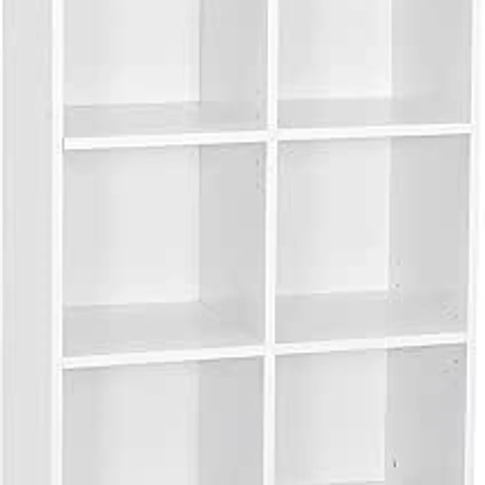 BOXED MONDEER BOOKCASE WHITE, 3 LAYER BOOKSHELF, WOODEN SHELF ORGANISER DISPLAY CABINET FOR LIVING ROOM, BEDROOM, HOME OFFICE, 60 X 30 X 90 CM