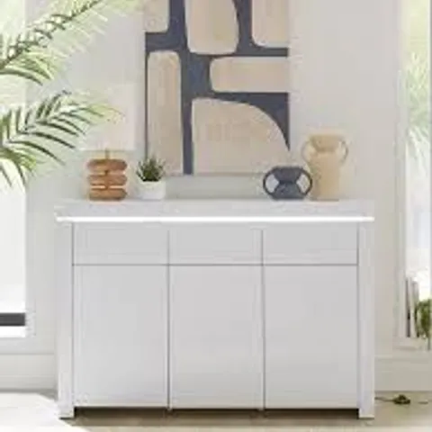 BOXED ATLANTIC WHITE LARGE SIDEBOARD (1 BOX)