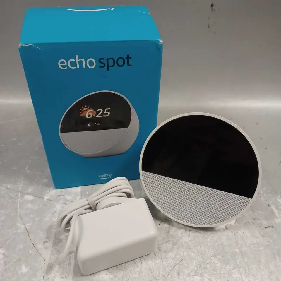 AMAZON ECHO SPOT SMART ALARM CLOCK ALEXA