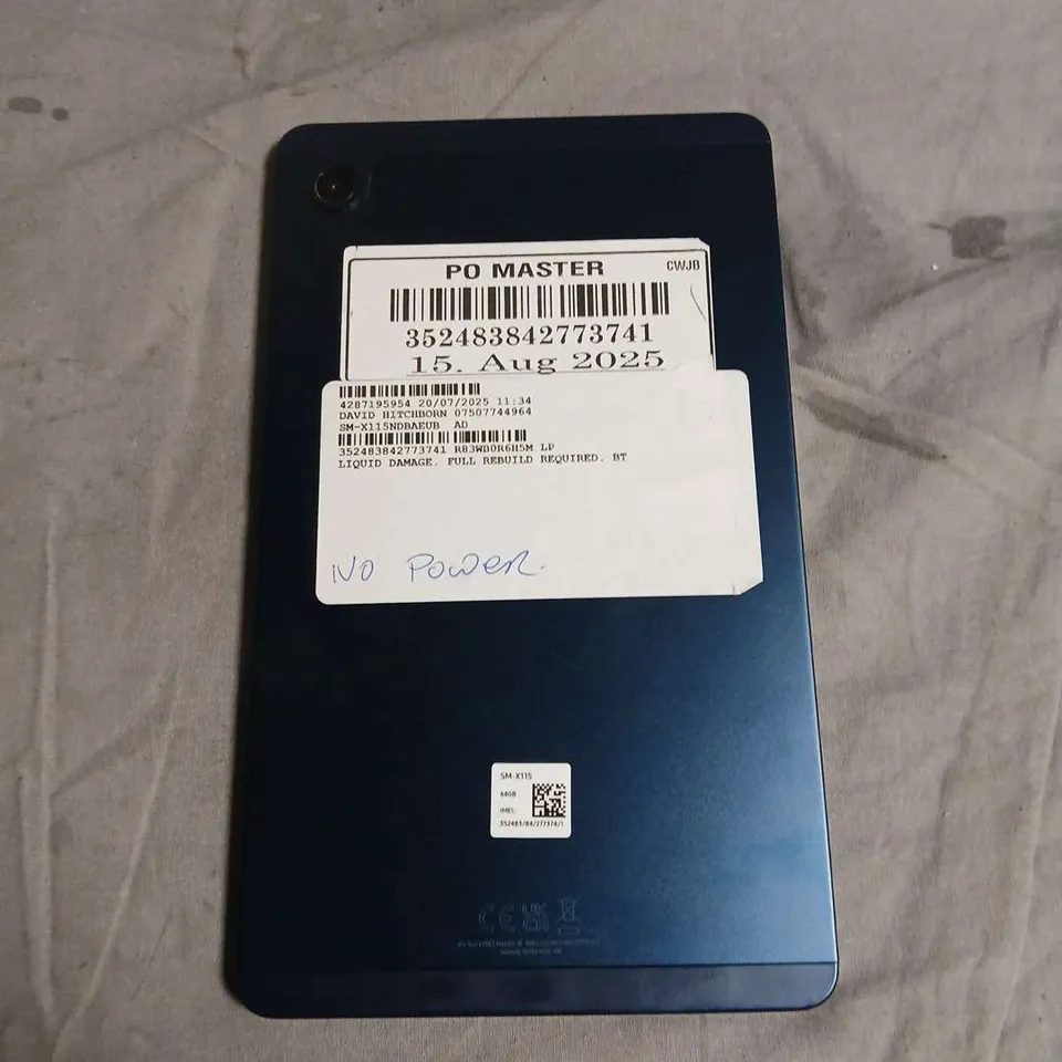 SAMSUNG SM-X115 64GB TABLET – BLUE