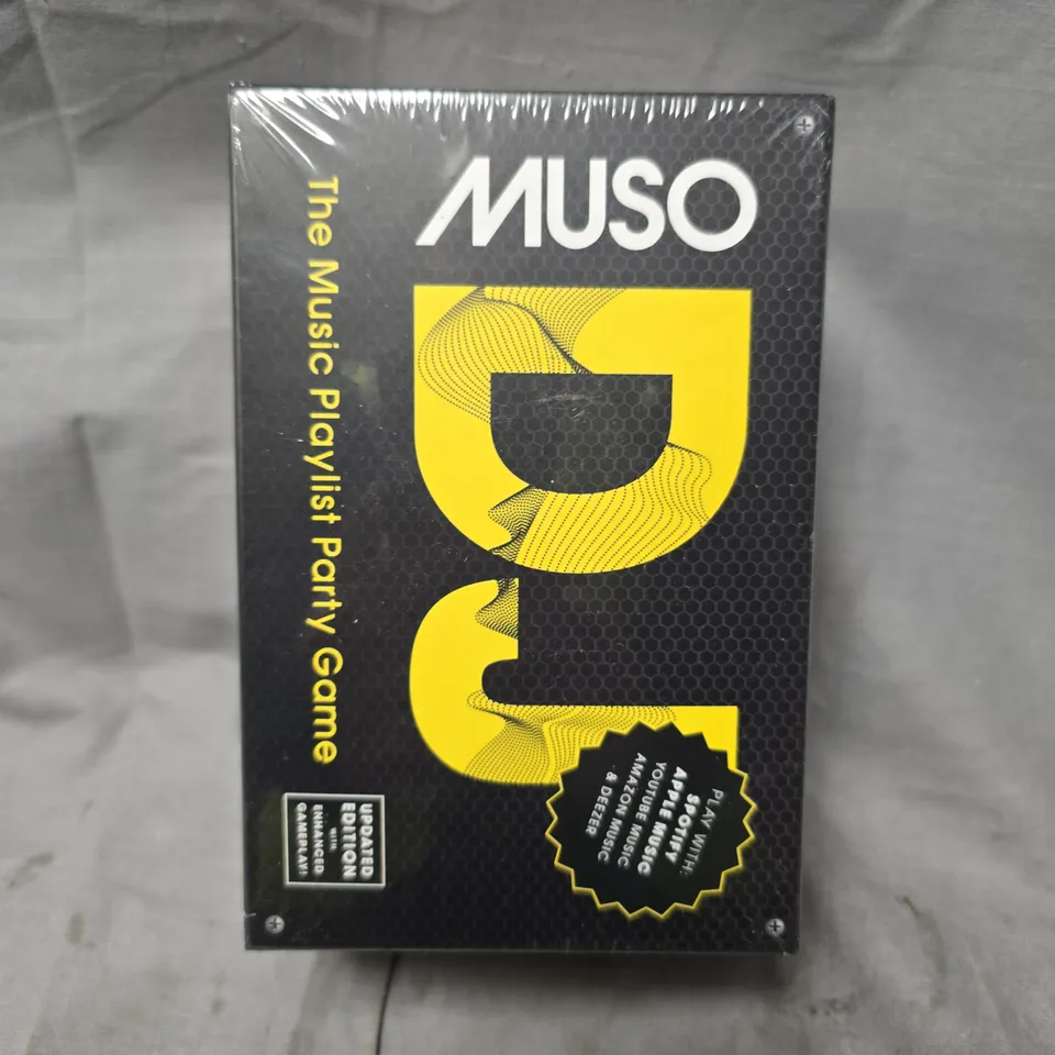 BOXED MUSODJ THE MUSIC PLAYLIST PARTY GAME
