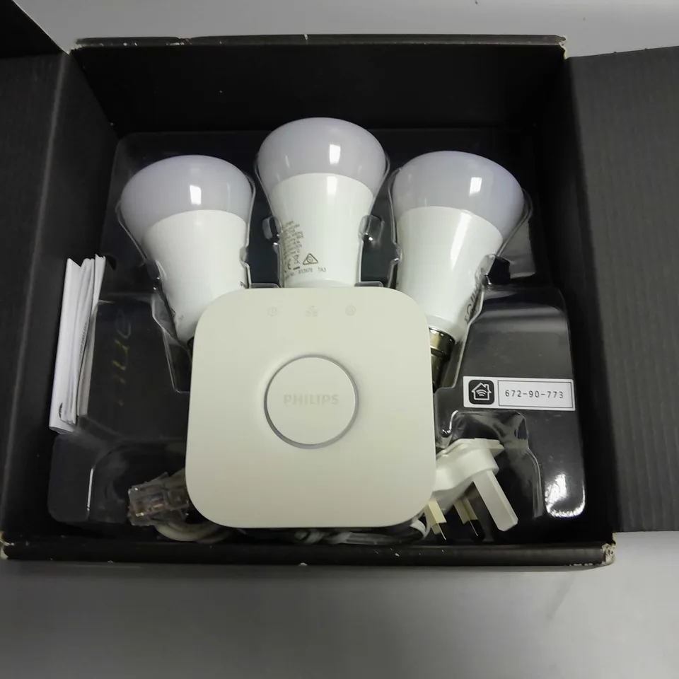 PHILIPS HUE WHITE AND COLOUR AMBIENCE STARTER KIT