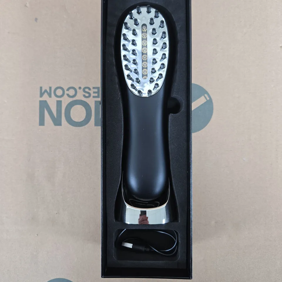 LUNA'MOUR LASERBOOST RF SONIC & LL-LASER HAIR GROWTH BRUSH – BOXED WITH USB CABLE & MANUAL