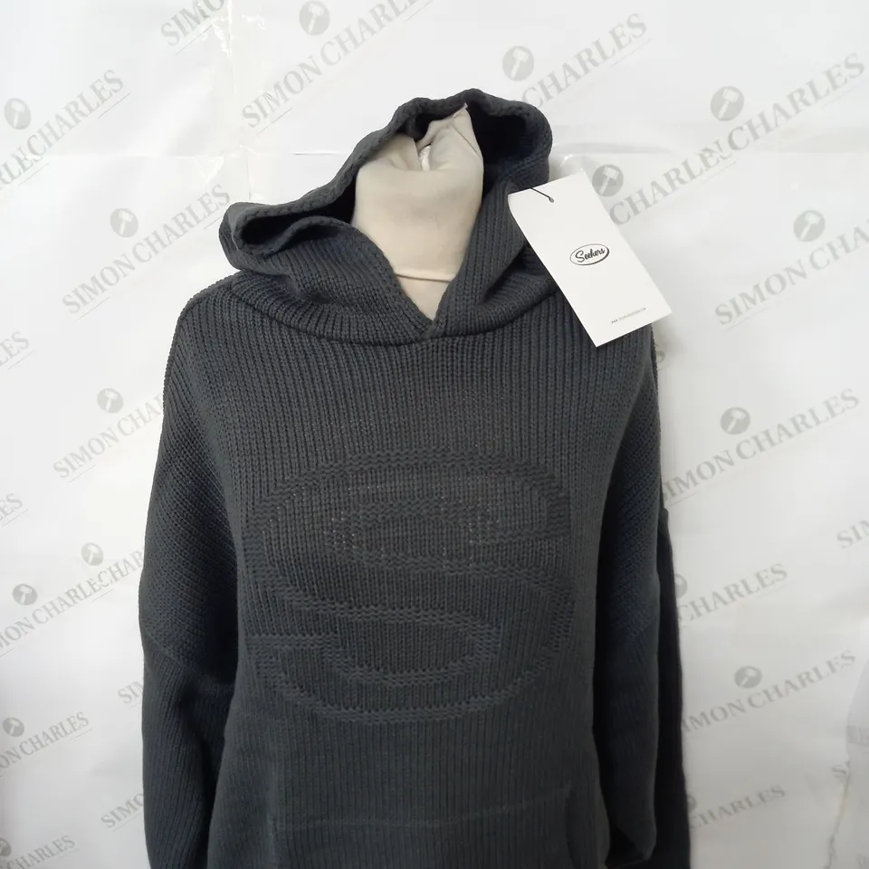 SEEKERS TRINITY KNIT HOODIE SIZE S