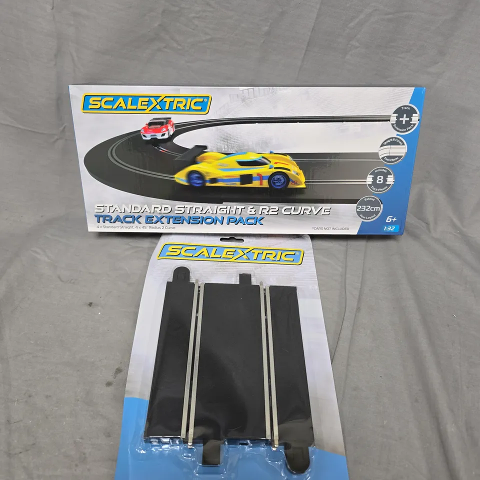 SCALEXTRIC STANDARD STRAIGHT & R2 CURVE TRACK EXTENSION PACK