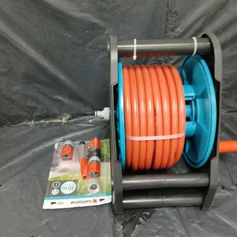GARDENA HOSE REEL SET 20M