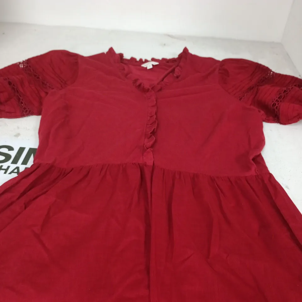 MONSOON RED DRESS, UK SIZE L