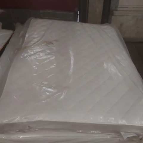 QUALITY BAGGED DOUBLE 135cm AIRSPRUNG LUXURY QUILTED MEDIUM MATTRESS