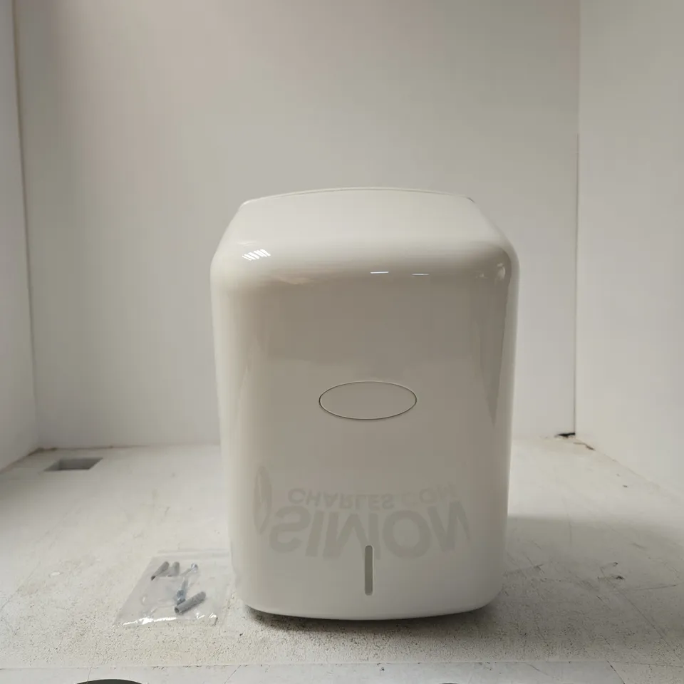 WHITE ABS CENTRE-FED DISPENSER – AG47001