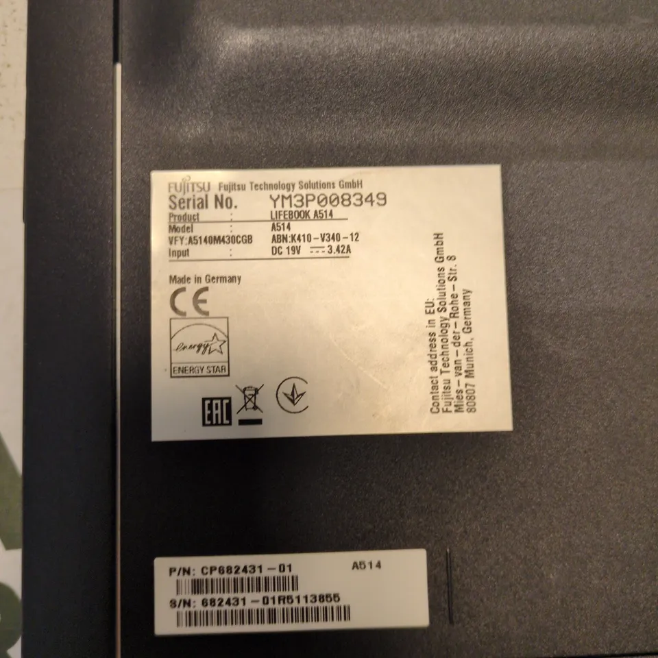 FUJITSU LIFEBOOK A514 LAPTOP