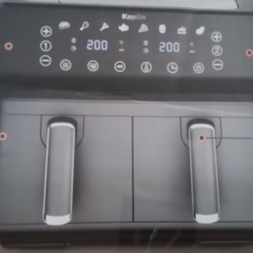 BOXED KEPLIN 9 LITRE DUAL DRAWER AIRFRYER