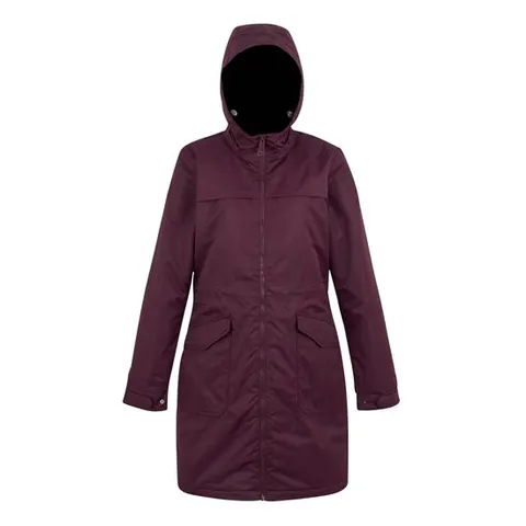 BRAND NEW REGATTA WOMEN'S ROMINE II WATERPROOF PARKA JACKET IN FIG - UK 12