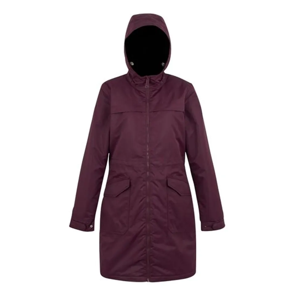 BRAND NEW REGATTA WOMEN'S ROMINE II WATERPROOF PARKA JACKET IN FIG - UK 12