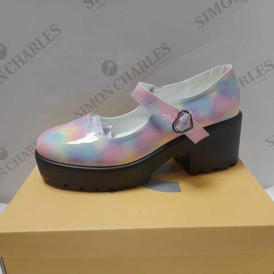 KOI TIRA PASTEL RAINBOW CANDY DREAMS EDITION MARY JANES SHOES - SIZE 9