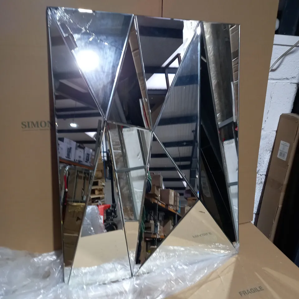 JM BY JULIEN MACDONALD 3D MIRRORED WALL PANEL - COLLECTION ONLY