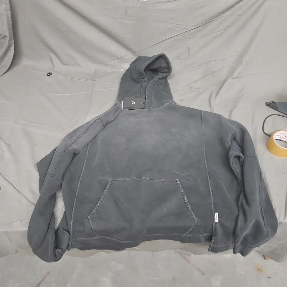 REPRESENT HOODIE – DARK GREY, SIZE S, MADE IN PORTUGAL