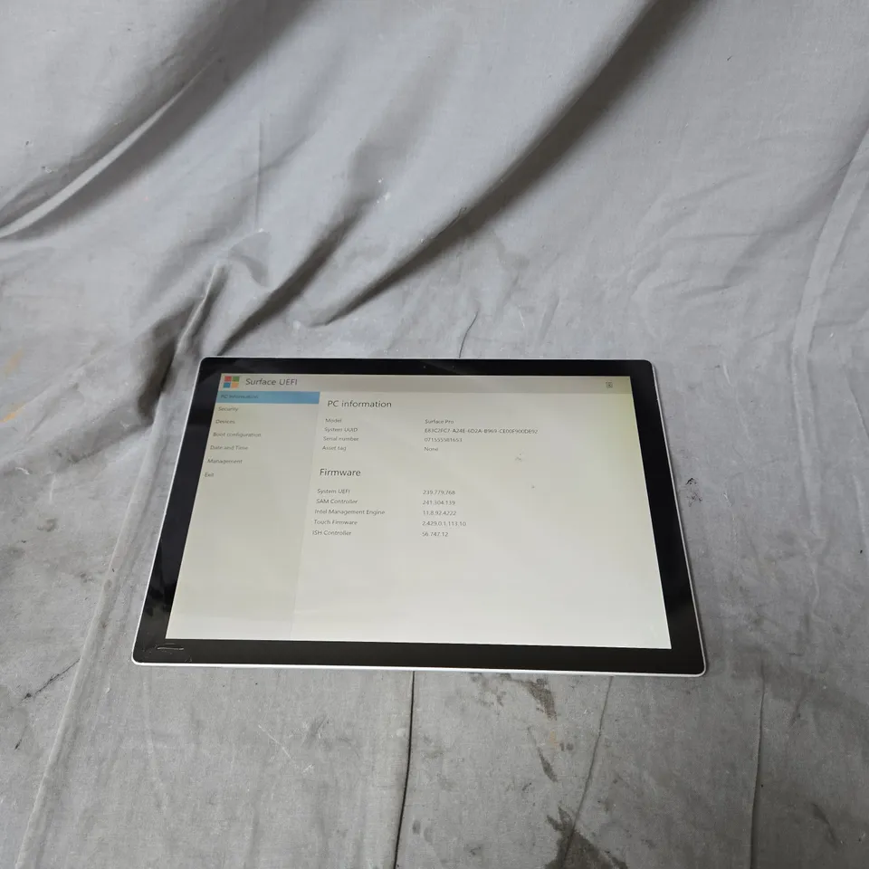 MICROSOFT SURFACE PRO 5 (2017) TABLET, 12.3-INCH, 8GB RAM, 256GB SSD