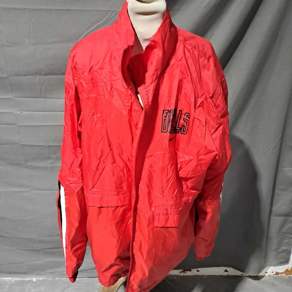NIKE NBA CHICAGO BULLS RED JACKET - XL