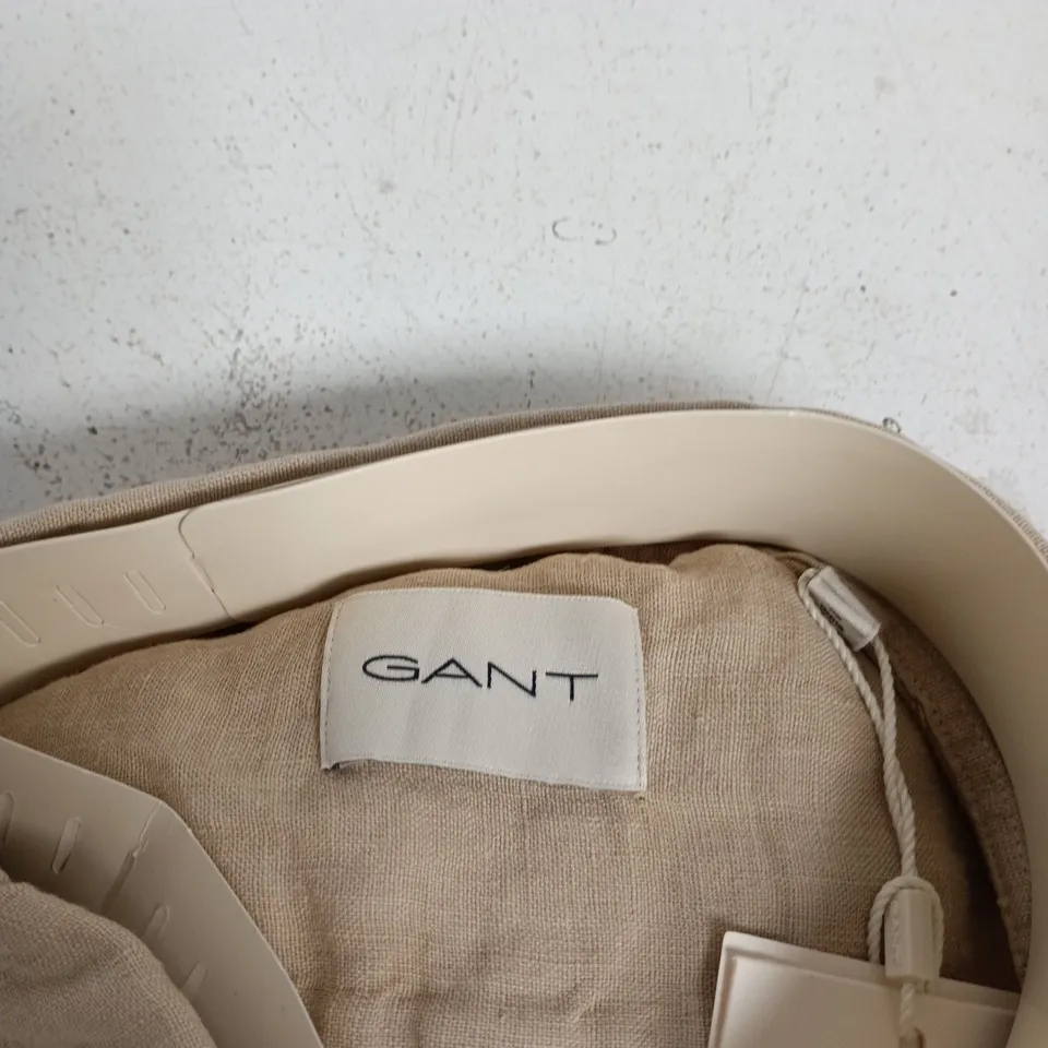GANT LINEN SHIRT – BEIGE, REGULAR FIT, SIZE XXXL