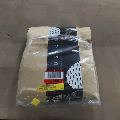 BAGGED ALBERTY ROOM DARKENING PENCIL PLEAT CURTAINS // SIZE: 228 X 228cm