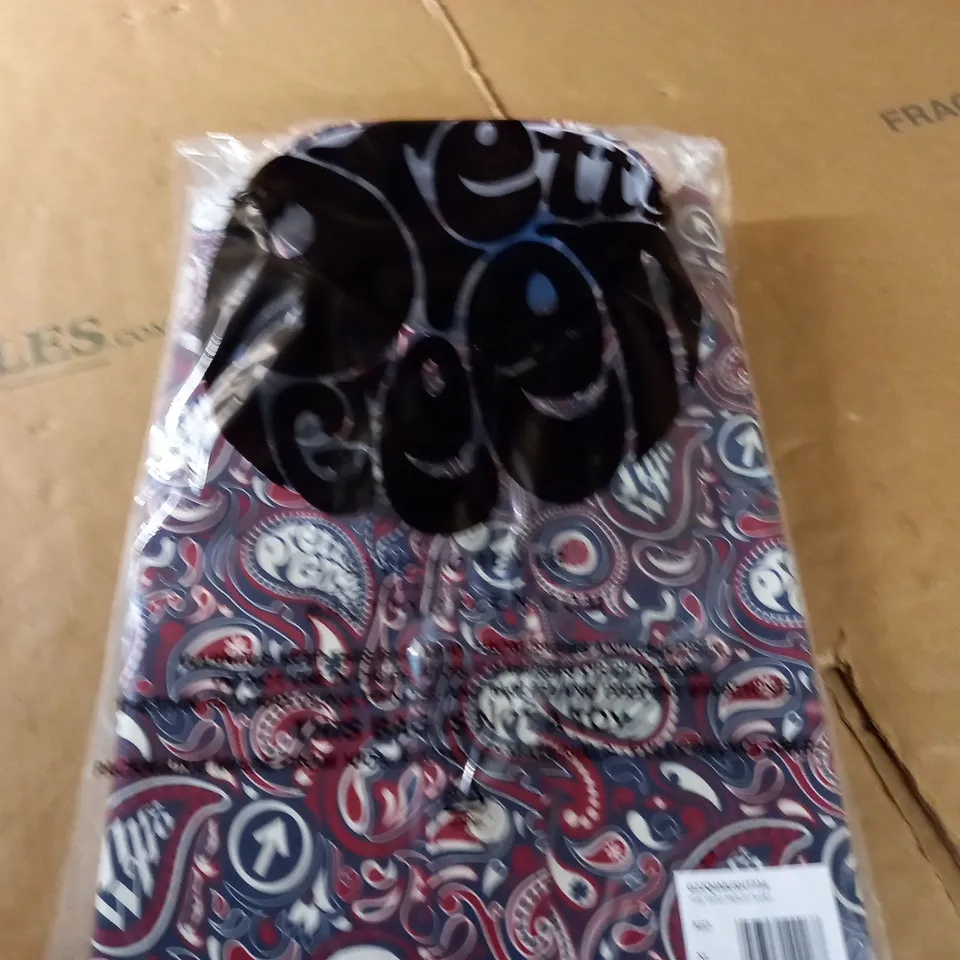 BAGGED PRETTY GREEN THE WHO PAISLEY SHIRT IN RED - XL