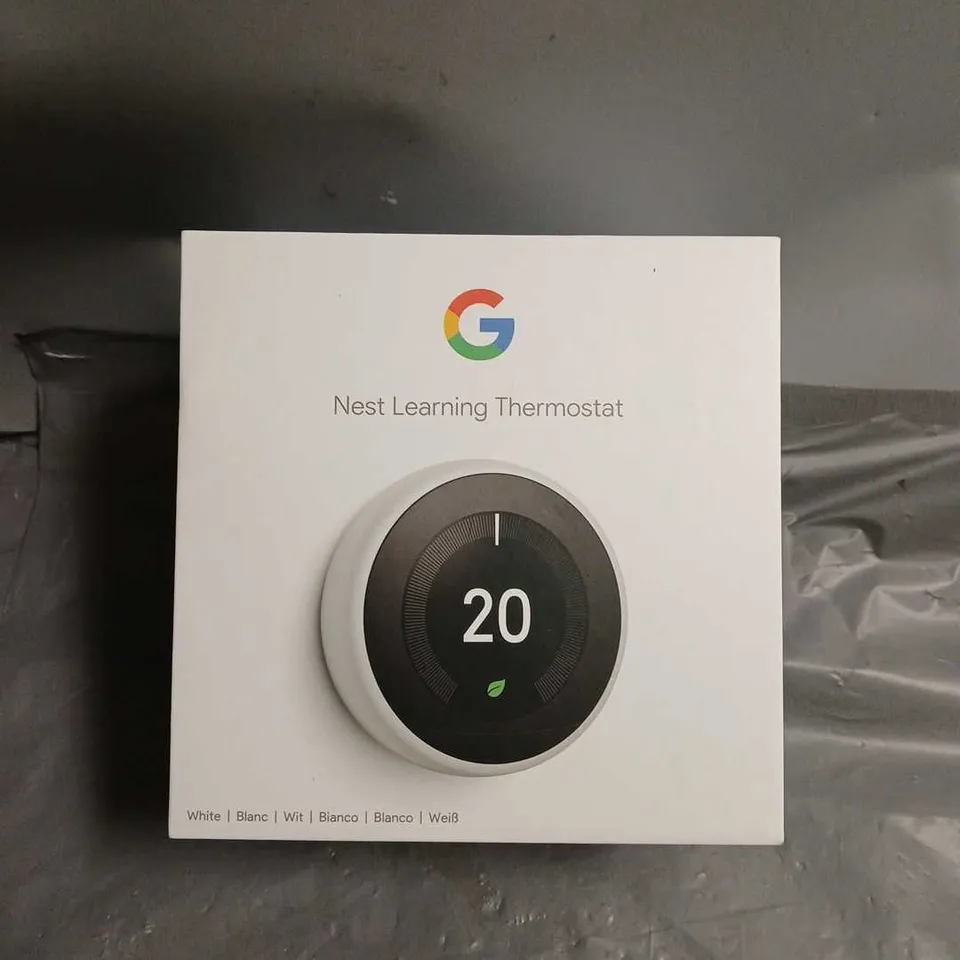 BOXED GOOGLE NEST LEARNING THERMOSTAT 