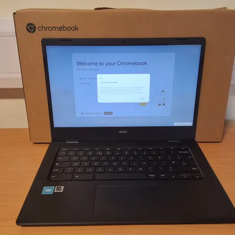 BOXED ACER CHROMEBOOK 314 INTEL CELERON LAPTOP IN STAR BLACK - CBOA314-1H-C76H