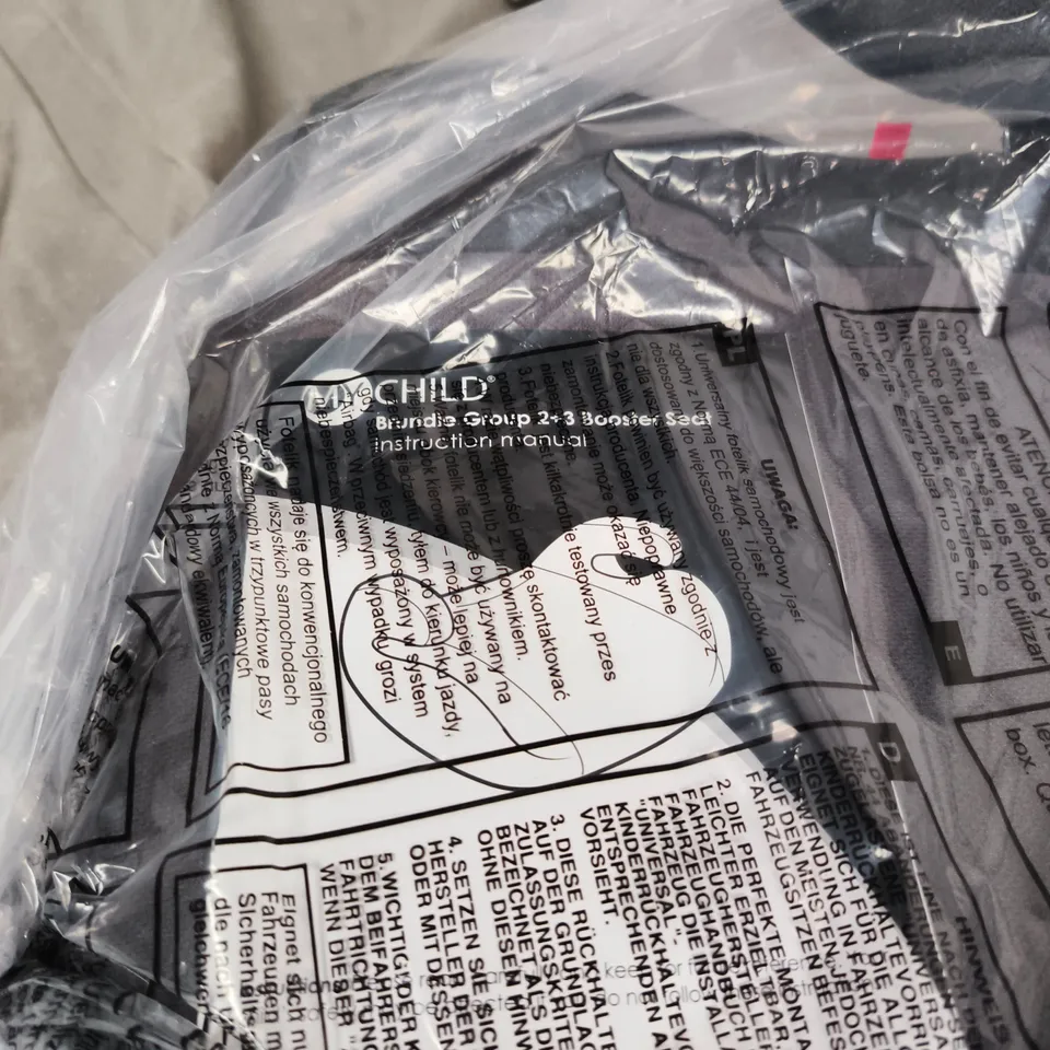MY CHILD BRUNDLE GROUP 2+3 BOOSTER SEAT 