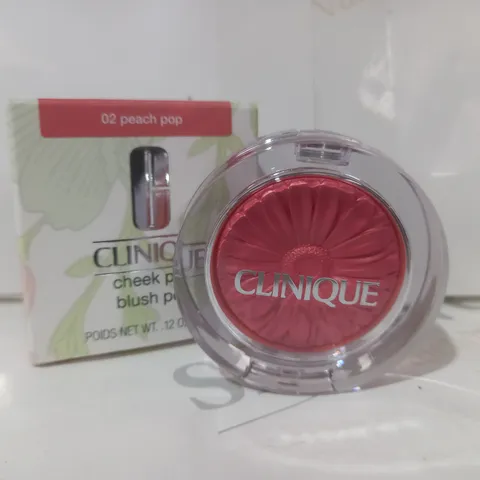 BOXED CLINIQUE CHEEK POP 02 PEACH POP